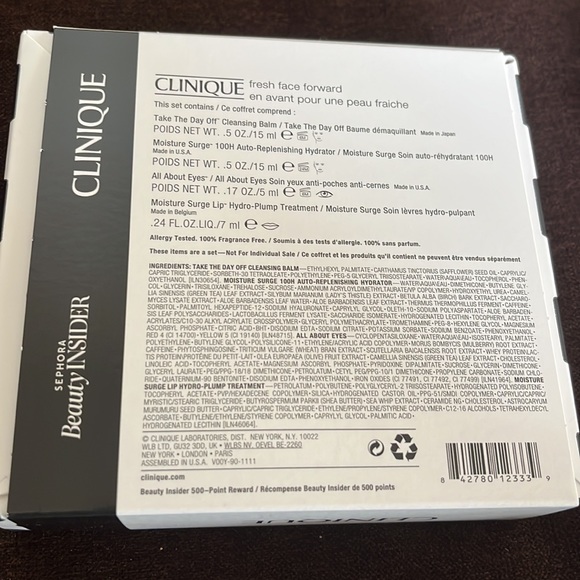 New Clinique fresh face forward 4 pieces set new in box - Picture 2 of 3